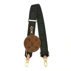 This is an authentic LOUIS VUITTON Monogram Multi Pochette Accessories Bandouliere Shoulder Strap in Kaki. This adjustable strap is crafted with logo embroidered canvas and includes a monogram coin purse. It features cowhide leather trim and polished brass metal D-ring clasps for your tote or other Louis Vuitton handbag with D-rings. Pochette Accessories, Louis Vuitton Handbag, Embroidered Canvas, Brass Metal, D Ring, Vuitton Handbags, Louis Vuitton Handbags, Polished Brass, Leather Trim