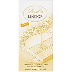 lindtl's lindor white chocolate bar