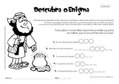 a spanish worksheet with an image of a man holding a pot and money