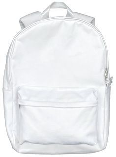 If you love doing things yourself, this backpack is for you! This plain white canvas backpack features an exterior front pocket, an interior pocket, and a hidden interior pocket located on the back of the bag. It is made of only the finest canvas, ensuring its durability and strength as it becomes not only your favorite bag but a statement piece. People love this bag specifically for the mysteriously large pocket in the back, but also because the ways to style are endless. Whether you are using Backpack Diy, Piggy Back, Plain Canvas, White Backpack, Diy Backpack, Plain Jane, Co Design, Canvas Backpack, Design Business