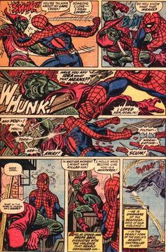 the amazing spider - man in action comics