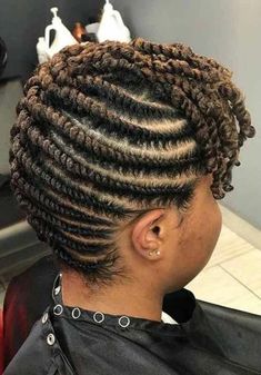 Flat Twist Styles, New Natural Hairstyles, Flat Twist Updo, Side Braid Hairstyles, Twisted Updo, Long To Short Hair