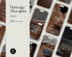 Massage Instagram Template, Spa Instagram Post, Massage Therapist Social Media, Wellness Templates, Spa Clinic Templates, Holistic Post - Etsy Canada Hot Stone Massage, Hot Stones, Better Posture, Muscle Recovery, Muscle Tension, Sore Muscles