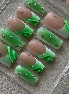 One Color Nails Simple, Nails Bubble, Nails Grunge, Bubble Nails, Square Press On Nails, Solid Color Nails, Wow Nails, One Color Nails