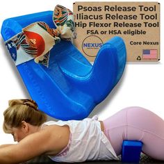 PRICES MAY VARY. ✅ THE ULTIMATE IN MASSAGE TOOLS. With its one-of-a-kind ✨ two uniquely designed tips the Core Nexus is not only your most effective and ⏰ time-saving psoas muscle release tool and iliacus release tool, it is also your all-in-one trigger point massage tool for complete body care. Your go-to muscle massager that emulates techniques therapists use, mimicking the pressure of eight fingers, thumbs, knuckle, and an elbow targeting the hip flexors known for causing lower back pain, sci Iliacus Release, Tailbone Pain Relief, Pelvic Floor Physical Therapy, Sore Muscle Relief, Psoas Release, Trigger Point Massage, Sciatica Pain Relief, Lower Back Pain Exercises, Psoas Muscle