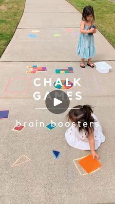 82K views · 5.6K reactions | 🧠 BRAIN BOOSTING CHALK IDEAS📌 SAVE these to try before summer ends!☀️ Follow @ohhappyplayday for play-based learning 

👇🏻 Let me know your favorite and comment “CHALK” to shop  the links! 
.
.
.
.
.
#kidactivities #playideas #chalk #braingames #smartkids #toddlerplay #prek #preschoolteacher #summer #playbasedlearning #actividadesparaniños #brainexercise #childdevelopment #grossmotorskills | Wendy | Pediatrician | Sleeping At Last · You've Got a Friend in Me Diy Learning Games, Toddler Sunday School, Outdoor Activities For Toddlers, Lolli And Pops, Chalk Ideas, Toddler Outdoor, Sleeping At Last, Physical Activities For Kids