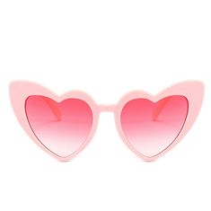 Kawaii Harajuku, Harajuku Outfits, Sunglasses Retro, Heart Sunglasses, Pinky Promise, Heart Frame, Retro Sunglasses, Pink Love, Above And Beyond