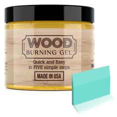 PRICES MAY VARY. Look no further for all your quick and easy wood burning needs! Our 4 OZ Wood Burning Gel is a burn paste made specially for all types of wood - coasters, wood signs, card stock, ornaments, cutting boards and more. Using the included mini squeegee, this gel spreads smoothly over all stenciled patterns, letters and designs and takes less than 10 minutes from application to finished product Perfect for DIY, Crafting and Holiday Gifts! Our larger 4 OZ jar is more than enough gel fo Wood Burning Gel, Wood Burning Paste, Easy Wood Burning, Wood Burned Gifts, Wood Burning Patterns Stencil, Coasters Wood, Wood Burning Stencils, Got Wood, Wood Wax