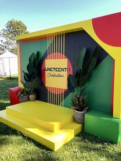 Juneteenth Celebration backdrop Corporate Events Decoration, Event Booth, Event Stage, Event Design Inspiration, Event Backdrop, Exhibition Booth Design