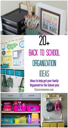 the back to school organization ideas