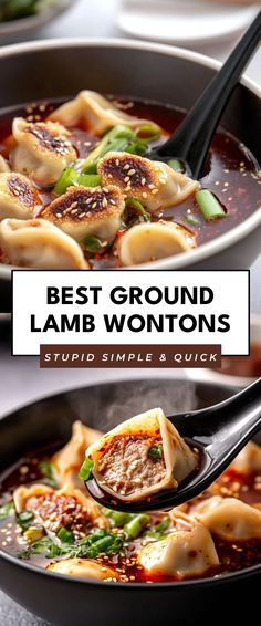 Image for Best Ground Lamb Wontons