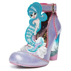 Women's Barnacle Betty Purple High Heel Magical Heels, Little Mermaid Room, Irregular Choice Heels, Dior Bucket Hat, Purple High Heels, Mermaid High, Raspberry Beret, Kids Rainbow, Little Pet Shop Toys