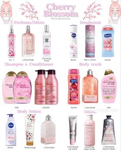 #cherryblossom #cherryblossoms #cherryblossomscent #scent #smelllike #howtosmellgood #tiktok #wonyoungism #wonyoung #glowuptips #selfcaretips #glowup #smellgood #smellgoodallday Body Hygiene, Basic Skin Care Routine, Body Washes, Perfect Skin Care Routine, Pretty Skin Care, Bath And Body Care