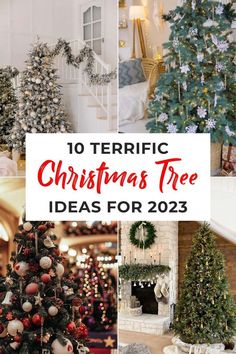 Unique Tree Toppers, Christmas Tree Colour Scheme, Halloween Tree Decorations, White Christmas Tree Decorations, Christmas Tree Decorating Themes, Unique Decorations, Farmhouse Christmas Tree, Traditional Christmas Decorations, Christmas Tree Decorations Diy