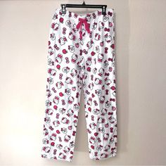 Hello Kitty Pajama Pants Size Large/X-Large New Without Tags Smoke Free Home Offers Welcome Bundle And Save Cross Listed Hello Kitty Pajama Pants, Apple Watch Bands Fashion, Pants Color, Women's Intimates, Dream Closet, Watch Bands, Pajama Set, Apple Watch, Pink White