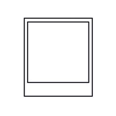 a black and white line drawing of a square