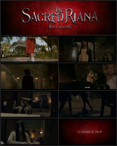 the sacred ryana movie poster with many different scenes and characters in various positions, including one