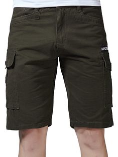 Flap Pockets Letter Print Zipper Fly Cargo Shorts - Army Green - 3G73776116 - Men's Clothing, Men's Bottoms, Men's Shorts  #MensShorts #Men's #Clothing # #Men's #Bottoms # #Men's #Shorts Cheap Mens Fashion, Pocket Letters, Printed Drawstring, Drawstring Shorts, Online Clothing Stores, Mens Bottom, Flap Pocket, Cargo Shorts, Casual Jeans