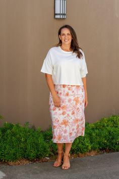 This v-neck bias dress is stunning. A great slip-on dress for those sunny days! Style with a little heel or dress down with a sweater or our Bailey Top and a white sneaker! Bias Dress, Midi Maxi Dress, Plus Size Swimwear, Bottom Clothes, Outerwear Coats, Swimwear Accessories, Dressed Down, Long Tops, White Sneaker