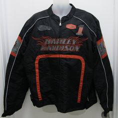 New Harley-Davidson Riding Gear Screamin' Eagle Motorcycle Jacket 98254-12vm Adult Xl Length: 29" Shoulder: 21 1/2" Chest: 52" Sleeve: 25" Sporty Black Biker Jacket For Motorcycling, Winter Sporty Biker Jacket For Biker Events, Sporty Biker Jacket For Winter Events, Winter Sporty Biker Jacket For Motorcycling, Sporty Winter Biker Jacket For Motorcycling, Sporty Long Sleeve Outerwear For Biker Events, Sporty Black Outerwear For Biker Events, Long Sleeve Black Biker Jacket For Sports, Black Long Sleeve Biker Jacket For Sports