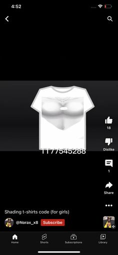 an image of a t - shirt on the app