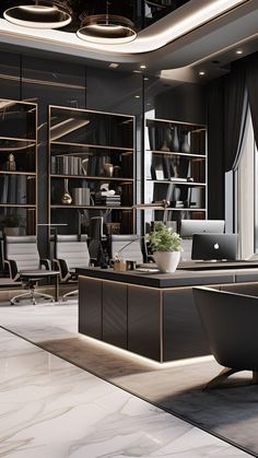 Modern Interior Design Ceo Office Design Luxury Modern, Ceo Office Design Luxury, Lawyer Office Design, Office Interior Design Luxury, Millionaire Aesthetic, Luxury Office Interior, Bureau D'art, Lawyer Life