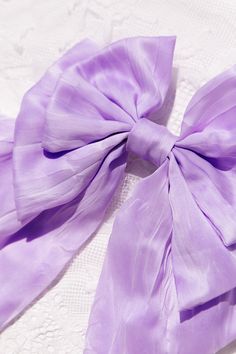 It's all about the details with these bows! The soft fabric has the cutest ruching details, and the perfect pearl embellishments at the bottoms. These are available in both cream and purple, both with barrette closures. Lavender Accessories, Pinterest Contest, Bow Clip, White Dress Party, Silk Hair, Bridesmaids And Groomsmen, Girls Dresses Summer, White Bow, Liberty Fabric