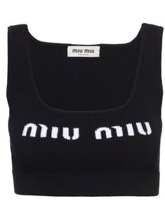 Miu Miu Top Png, Miu Miu Crop Top, Miu Miu Tops, Dior Crop Top, Miu Miu Clothes, Miu Miu Top, Top Png, Flatlay Clothes, Knit Logo