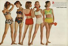 Fashion Ads, Vintage Bathing Suits, Vintage Swim, Vintage Swimsuit, Retro Swimsuit, Look Retro, 1960s Fashion