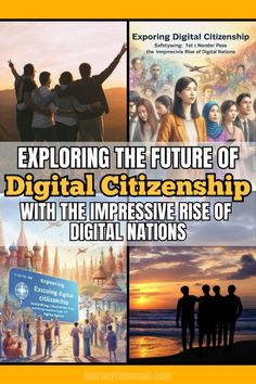 the cover of exploring the future of digital citizenship with the impressive rise of digital nations