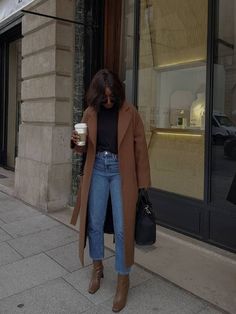 Coat Outfit, Business Casual Outfits For Work, Looks Street Style, Business Outfit, Casual Work Outfits, Casual Winter Outfits, Work Outfits Women, Outfit Inspo Fall