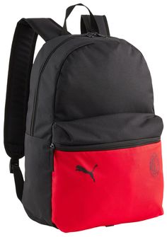 Backpack Two compartments Includes both zippered and non-zippered pockets Padded laptop sleeve Tie-down elastic straps Top handle Team Spirit Features team logo Additional Details Officially licensed product Functional Backpack With Logo For Daily Use, Functional Daily Use Backpack With Logo, Soccer Accessories, Soccer Fans, Soccer Club, Ac Milan, Strap Tops, Team Spirit, Laptop Sleeve