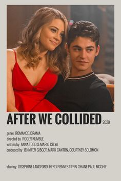 the movie poster for after we collided