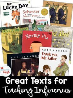 the great texts for teaching inferences with pictures of children's books