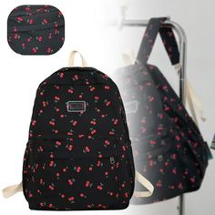 Welcome to Huayishang, our store specializes in home products with affordable prices and excellent quality. Wishing you a pleasant shopping experience Cherry Backpack Aesthetic Backpack Backpack Laptop Travel Casual Backpack Features: This backpack is made of high-quality nylon and is very .  Size  12.21 inches (length) x 16.15 inches (height) x 4.34 inches (width). This handbag is very lightweight, 320g. This nylon backpack is suitable for going out, dating, playing, traveling, exercising, and Cherry Backpack, Backpack Aesthetic, College Girl Gifts, School Bag College, Aesthetic Backpack, Vacuum Storage Bags, Laptop Travel, Backpack Laptop, Backpack Material