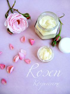 Homemade Body Cream, Body Butter Vs Lotion, Rose Body, Fragrant Roses, Diy Kosmetik, Body Creams, Diy Cosmetics, Lotion Bars