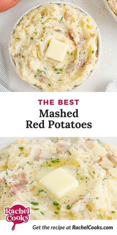 the best mashed red potatoes with butter and parmesan cheese