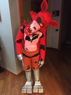 Diy Foxy Costume Fnaf, Freddy Fazbear Costume, Catnap Cosplay, Fnaf Foxy Cosplay, Foxy Costume, Fnaf Cosplays, Arcade Games For Sale, Fnaf Costume, Baby Cosplay