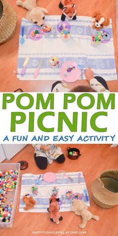 pom pom picnic is fun and easy activity for kids