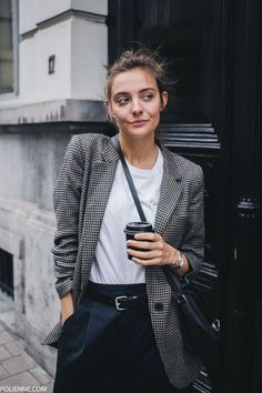 Mode Tips, Best Blazer, Long Wool Coat, Street Style Trends, Classic Chic