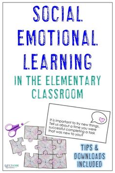 Social Emotional Learning in the elementary classroom. You get eight tips for teachers with conversation starters and mindfulness puzzles. Click through to use these activities, lessons, and downloads with your 2nd, 3rd, 4th, 5th, 6th, 7th, or 8th grade students in primary, upper, or middle school. (second, third, fourth, fifth, sixth, seventh, eighth graders) Tips For Teachers, 4th Grade Classroom, 3rd Grade Classroom, 2nd Grade Classroom