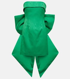 Abigail crêpe minidress in green - Rebecca Vallance | Mytheresa Hoco Dress Green, Hoco Dresses Green, Rehearsal Dinner Outfits, Mini Party, Green Mini Dress, Silk Maxi Dress, Style Maxi Dress