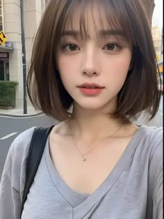 面長の人はボブが似合います✨ | 大翼 市原が投稿したフォトブック | Lemon8 Haircut Oval Face Woman, Asian Hair Bob, Hair Oval Face, Pretty Hair Cuts, Korean Hair Color, Traditional Hairstyle, Hair Style Korea, Oval Face Haircuts, Cute Short Haircuts