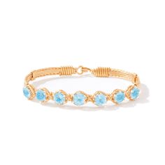 The Dawn is the first appearance of light shown each day. This beautiful bracelet features 7 carats of gemstones that will surely brighten anyone’s day! Sky Blue Topaz, Mystic Topaz, The Dawn, Blue Zircon, Light Show, White Topaz, Designer Jewelry, Each Day, Beautiful Bracelet