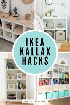 ikea kallax hacks for the crafty craft lady