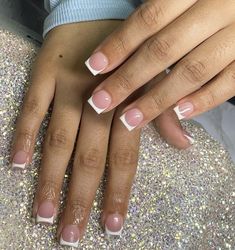 Small Square Nails French Tip, Small Nails French Tip, Acrylic Nails For Kids 10-12 Short French Tips, Super Short French Tip Nails, Small French Tip Nails, French Tip Acrylic Nails Short, Short French Tip Nails, Work Nails