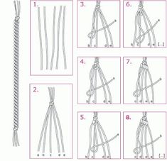 instructions on how to tie a rope