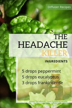 Essential Oils For Headaches, Essential Oil Remedy, Essential Oils Health