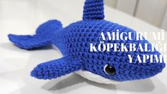 a crocheted stuffed animal with the words amigurmi kopekable on it