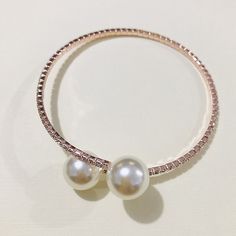 Gender:Women's; Theme:Fashion; Style:Luxury; Jewelry Type:Cuff Bracelet; Occasion:Party Evening Wear,Date,Gift; Material:Alloy; Width:80; Length of Bracelet:6; Design:Fancy; Listing Date:04/16/2024 Adjustable Rose Gold Pearl Bracelet For Formal Occasions, Elegant Rose Gold Bracelet For Parties, Elegant Rose Gold Party Bracelet, Rose Gold Metal Crystal Bracelet For Party, Metal Bangle Pearl Bracelet For Party, Party Metal Pearl Bangle Bracelet, Party Pearl Bracelet, Rose Gold Bangle Crystal Bracelet For Party, Bracelet Fancy